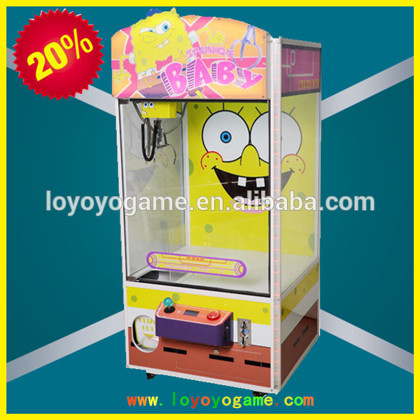 Toy Story Crane Game Machine /Yellow Sponge Baby Toy Crane Machine