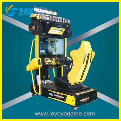 Game machine coin pusher hot sale hummer racing game machine