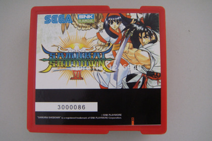 game PCB board Samurai Shodown VI fighting game cartridge