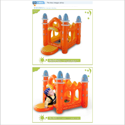 Inflatable thickening indoor household small baby toys children's amusement park equipment naughty castle castle