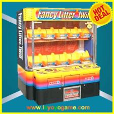 coin operated tipping bucket vending game machine
